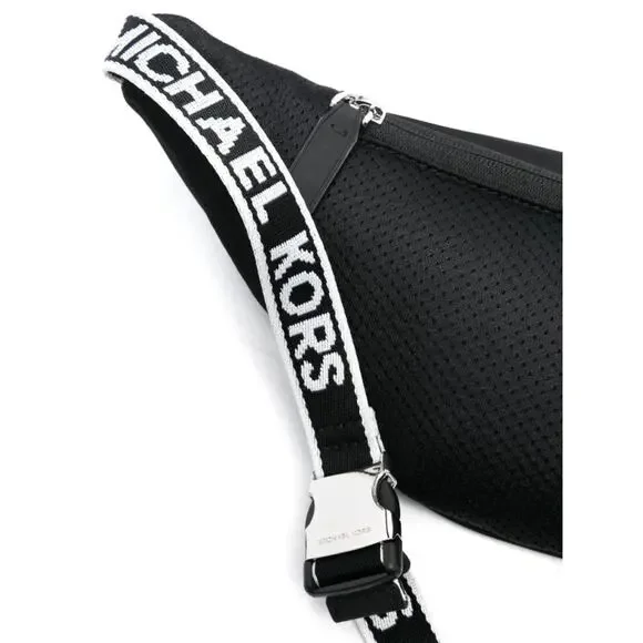 Michael Kors Men's Malone Nylon Belt Bag Black One Size